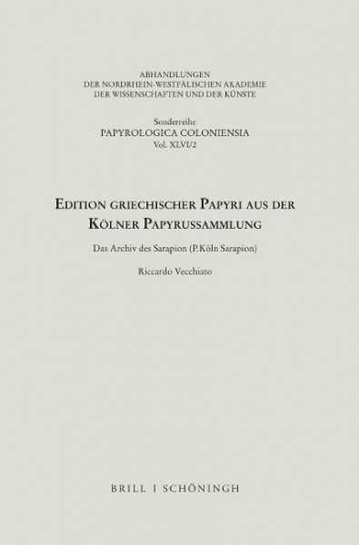 Edition griechischer Papyri aus der Kölner Papyrussammlung
