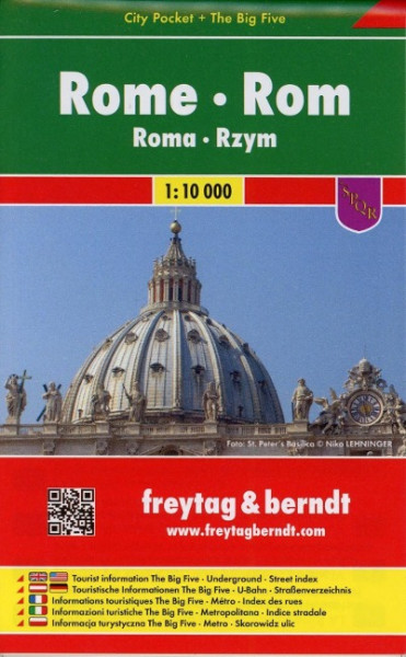 Rom, City Pocket, Stadtplan 1:10.000