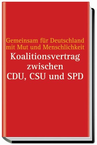 Koalitionsvertrag zwischen CDU, CSU und SPD