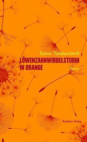 Löwenzahnwirbelsturm in Orange