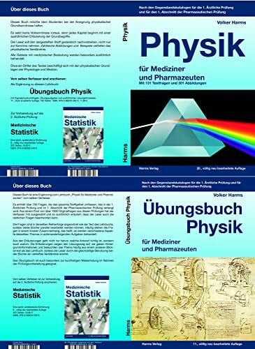 Physikpaket: Physik für Mediziner und Pharmazeuten: Lehrbuch und Übungsbuch zusammen als Paket zum reduzierten Preis