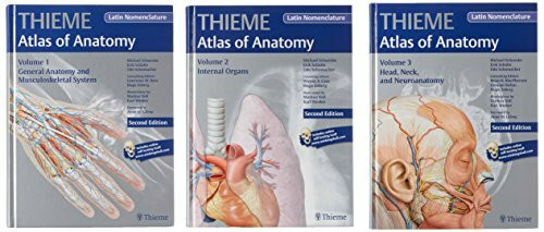 Atlas of Anatomy, 2e, LATIN, 3-Volume Set
