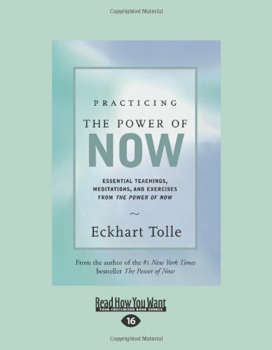 Practicing the Power of Now: Essential Teachings, Meditations, And Exercises From the Power of Now (Easyread Large, Band 16)