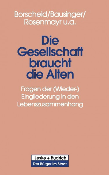 Die Gesellschaft braucht die Alten