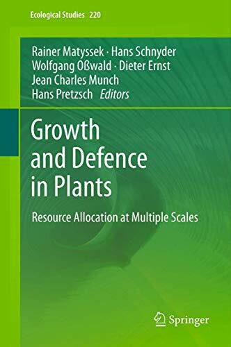 Growth and Defence in Plants: Resource Allocation at Multiple Scales (Ecological Studies, 220, Band 220)