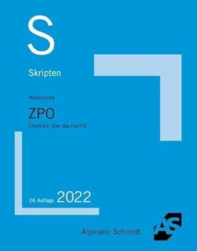 Skript ZPO: Überblick über das FamFG (Skripten Zivilrecht)