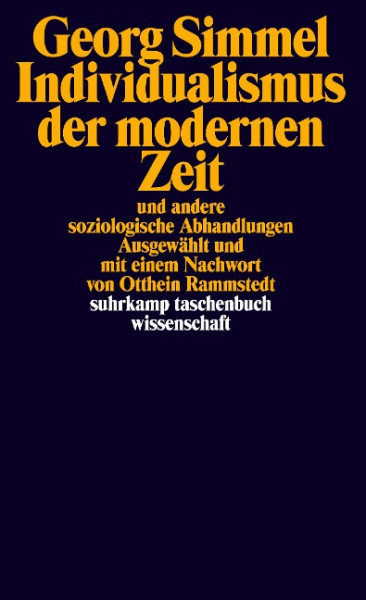 Individualismus der modernen Zeit