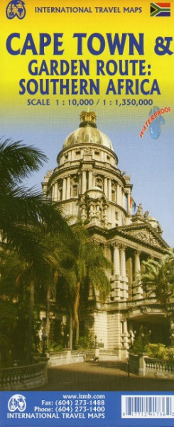 Cape Town & Garden Route Southern Africa 1:10 000