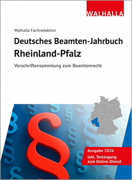 Deutsches Beamten-Jahrbuch Rheinland-Pfalz 2026: Vorschriftensammlung zum Beamtenrecht