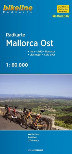 Bikeline Radkarte Mallorca Ost