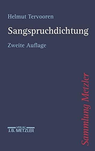 Sangspruchdichtung (Sammlung Metzler)