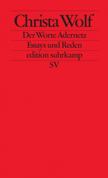 Der Worte Adernetz: Essays und Reden (edition suhrkamp)