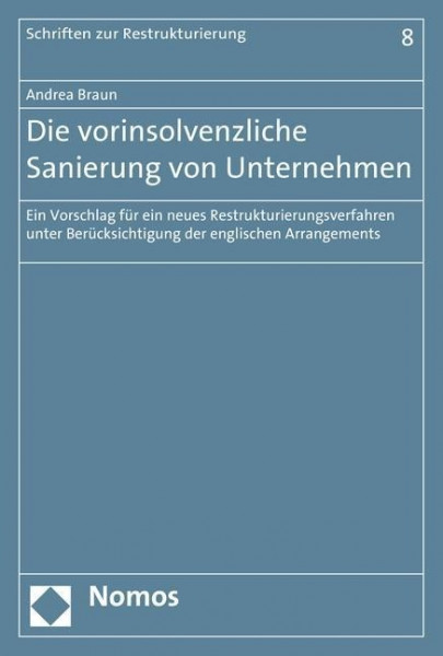 Die vorinsolvenzliche Sanierung von Unternehmen