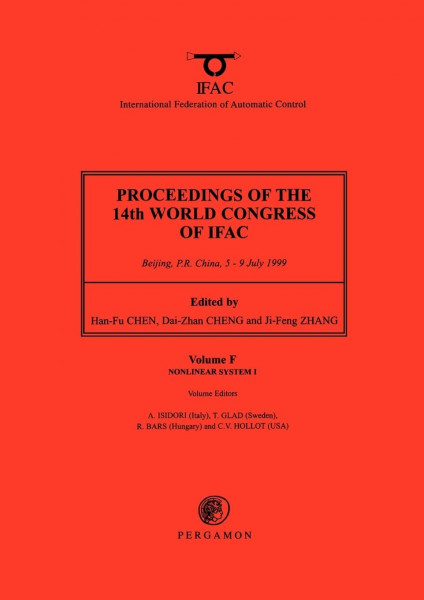 Nonlinear System I (Volume F) (IFAC Proceedings Volumes, Volume F)