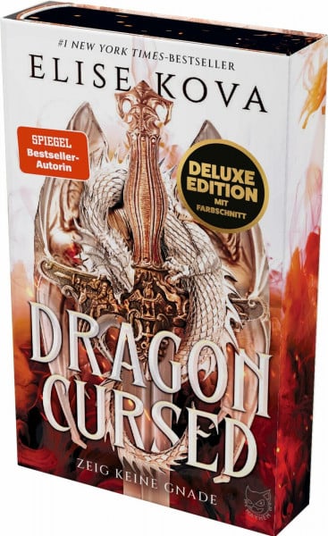 Dragon Cursed – Zeig keine Gnade (Deluxe-Ausgabe) (Dragon Cursed 1): Roman | Drachen-Romantasy mit spektakulärer Ausstattung – Schuber, Farbschnitt und Drachenschuppen-Veredelung