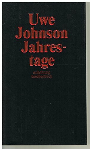 Jahrestage: Aus dem Leben von Gesine Cresspahl (Suhrkamp Taschenbücher)