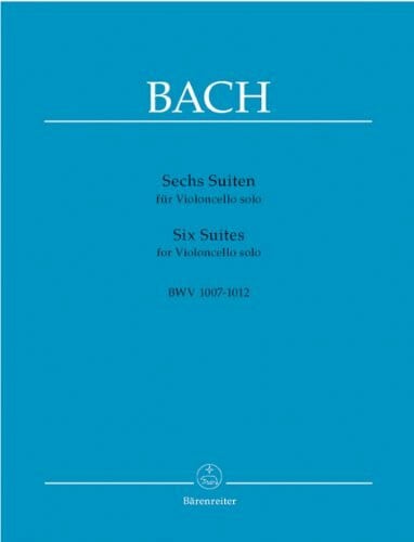 Sechs Suiten für Violoncello solo BWV 1007-1012. Spielpartitur(en)