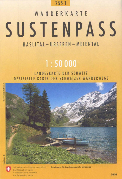 255T Sustenpass Wanderkarte: Haslital - Urseren - Meiental (Wanderkarten 1:50 000)
