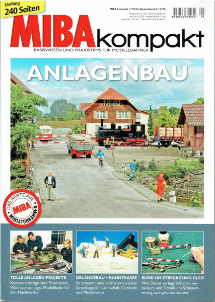 Anlagenbau: MIBAkompakt. Basiswissen und Praxistipps für Modellbahner