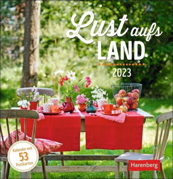 Lust aufs Land Postkartenkalender 2023