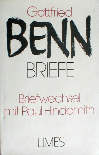 Briefe, Bd.3, Briefwechsel mit Paul Hindemith