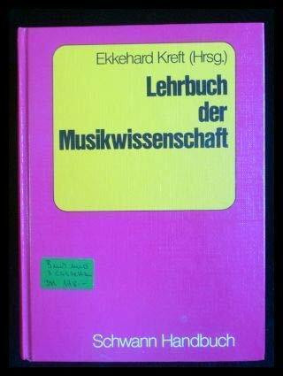 Lehrbuch der Musikwissenschaft