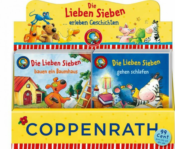 Die Lieben Sieben, Box Nr. 55: ... erleben Geschichten (6 x 10 Ex.) (Lino-Bücher)