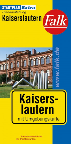 Falkplan Extra Kaiserslautern mit Umgebungskarte