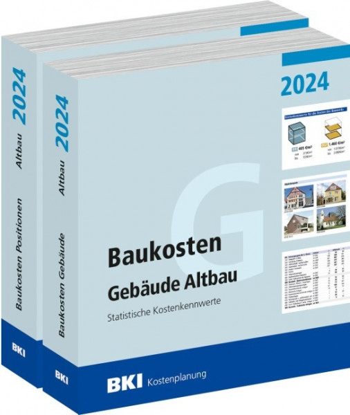 BKI Baukosten Gebäude + Positionen Altbau 2024