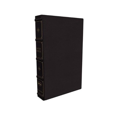 NKJV, Large Print Verse-by-Verse Reference Bible, Maclaren Series, Leathersoft, Black, Comfort Print