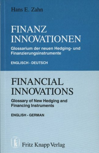 Financial Innovations: Glossary of New Hedging and Financing Instruments