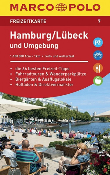 MARCO POLO Freizeitkarte 07 Hamburg, Lübeck und Umgebung 1:100 000