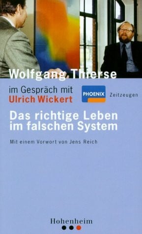 Wickert/Thierse: im Gespräch