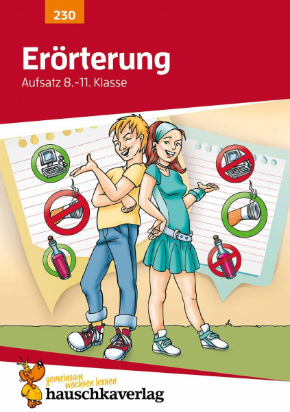 Erörterung. Aufsatz 8.-11. Klasse, A5-Heft: Deutsch: Übungen fürs Gymnasium - Texte schreiben, Argumentation