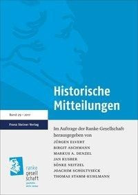 Historische Mitteilungen 29 (2017)