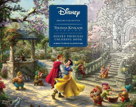 Disney Dreams Collection Thomas Kinkade Studios Disney Princess Coloring Poster