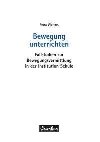 Bewegung unterrichten