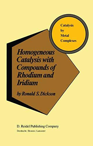 Homogeneous Catalysis with Compounds of Rhodium and Iridium (Catalysis by Metal Complexes, Band 8)