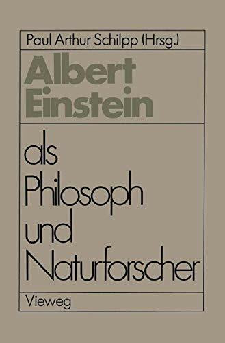Philosophen des 20. Jahrhunderts: Albert Einstein als Philosoph und Naturforscher