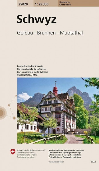 Swisstopo 1 : 25 000 Schwyz