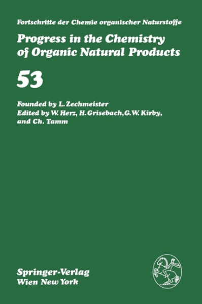 Fortschritte der Chemie organischer Naturstoffe / Progress in the Chemistry of Organic Natural Products 53