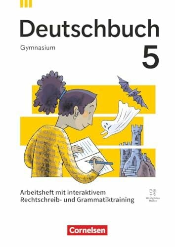 Deutschbuch Gymnasium - Zu allen Ausgaben 2026 - 5. Schuljahr: Arbeitsheft mit interaktivem Rechtschreib-/Grammatiktraining - Mit Lösungen und digitalen Medien online