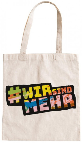 Wir sind mehr - Baumwolltasche