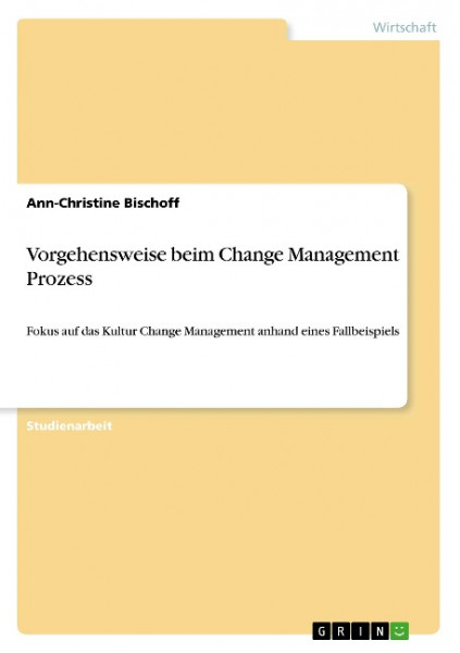 Vorgehensweise beim Change Management Prozess