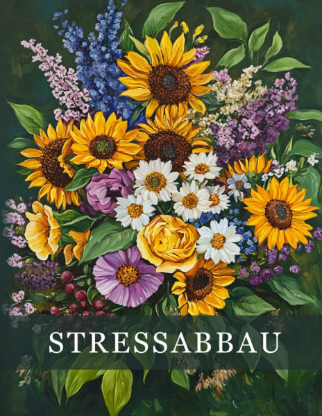 Stressabbau: Ein entspannendes Malbuch für Erwachsene mit Blumen, Tieren und Landschaften. Ideal zur Stressbewältigung, Erholung und Förderung der Kreativität. (Entspannte Malmomente)