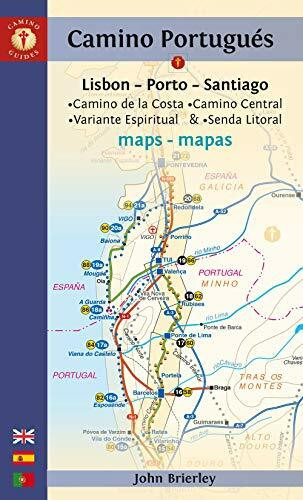 POR-CAMINO PORTUGUES MAPS 8/E: Lisbon - Porto - Santiago / Camino Central, Camino De La Costa, Variente Espiritual & Senda Litoral (Camino Guides)