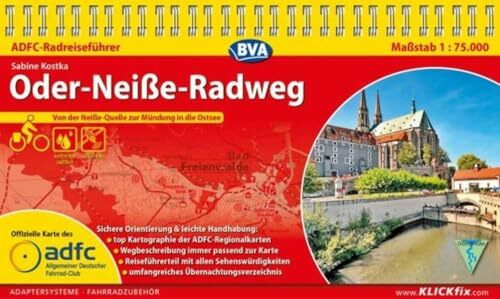ADFC-Radreiseführer Oder-Neiße-Radweg 1:75.000 praktische Spiralbindung, reiß- und wetterfest, GPS-Tracks Download: Von der Neiße-Quelle bis zur Ostsee (ADFC Radführer)