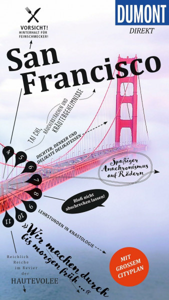 DUMONT direkt Reiseführer San Francisco: Mit großem Faltplan