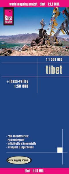 Tibet (1:1.500.000) und LhasaValley (1:50.000): world mapping project