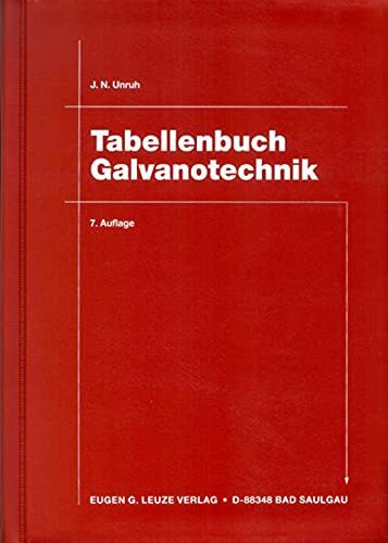 Tabellenbuch Galvanotechnik